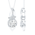 Certified Moissanite Designer Bridal Necklace For Wedding