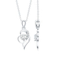 Heart Necklace with Lab Grown Diamond