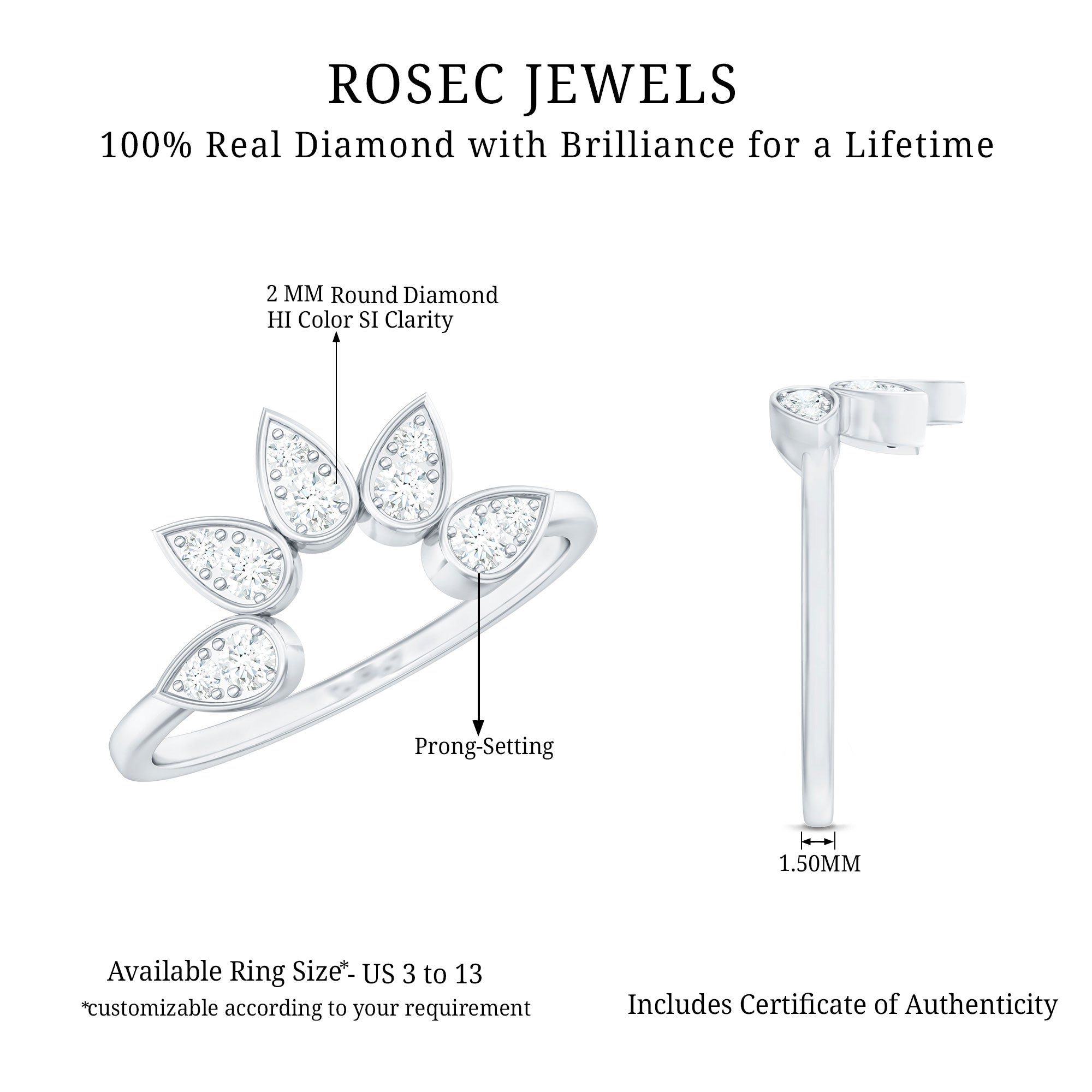 Certified Diamond Engagement Ring Enhancer