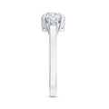Moissanite Three Stone Round Engagement ring