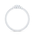 Nature Inspired Diamond Cute Promise Ring with Certificate
