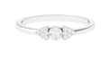 Illusion Set Real Diamond Promise Ring for Her