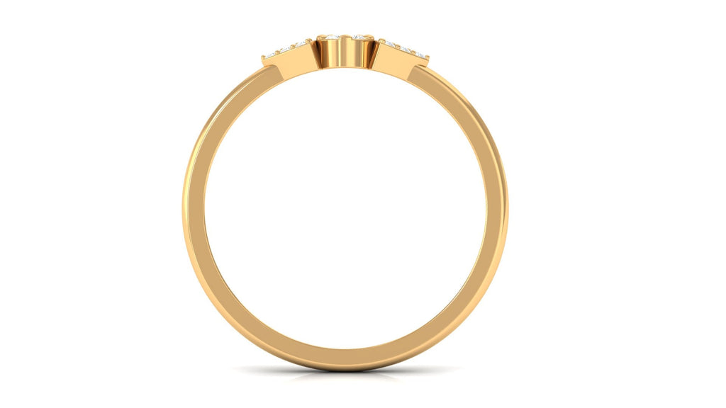Illusion Set Real Diamond Promise Ring for Her