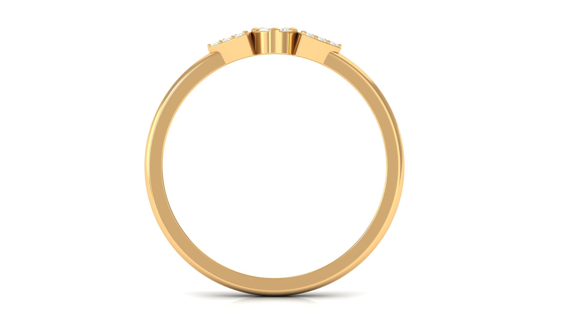 Illusion Set Real Diamond Promise Ring for Her