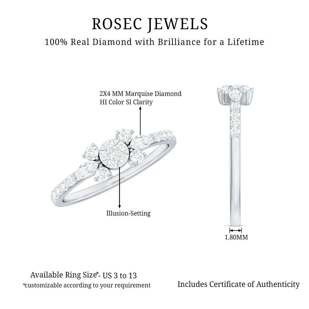 Certified Real Diamond Promise Ring