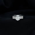 Certified 6X8 MM Oval Lab Grown Diamond Designer Engagement Ring