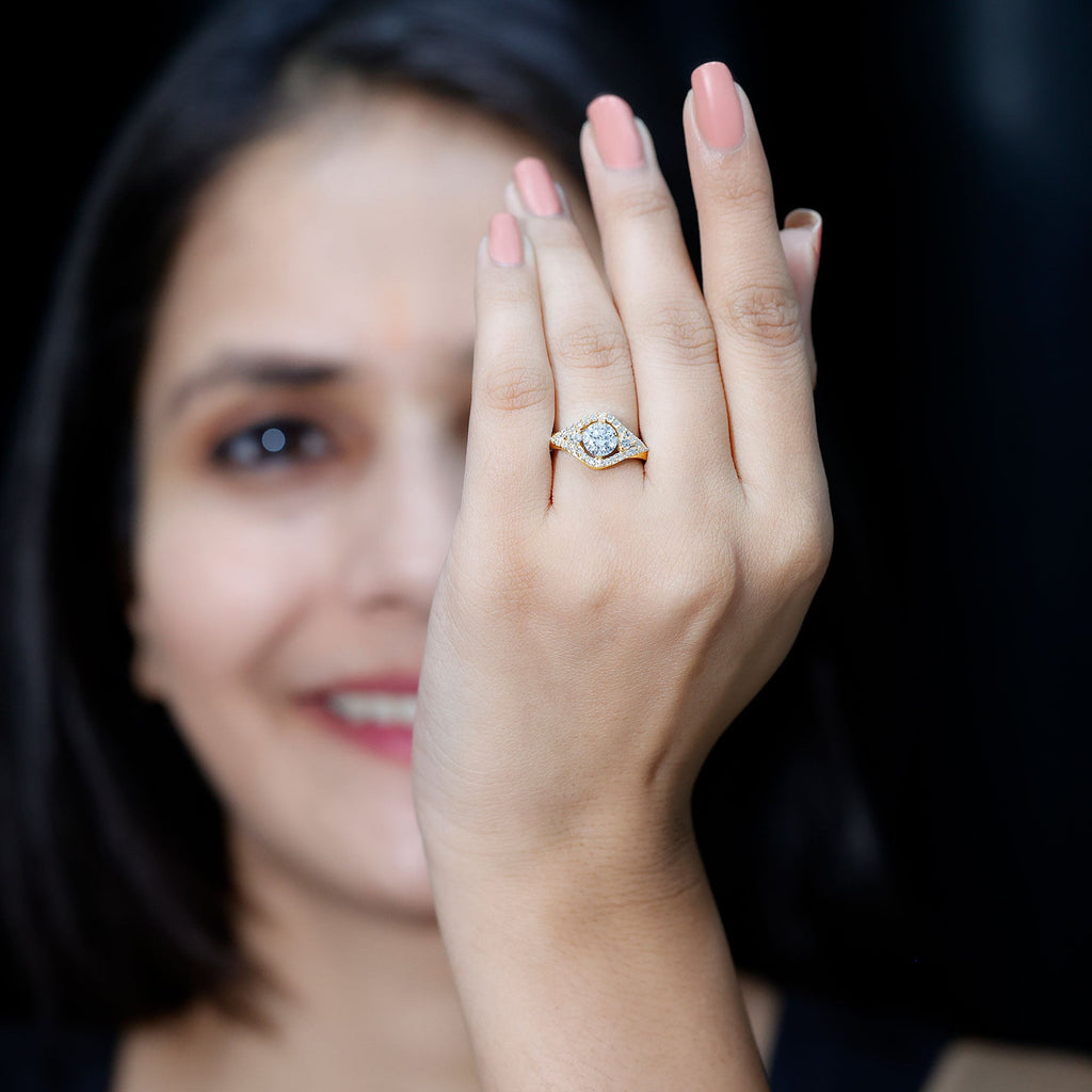 Certified 6 MM Lab Grown Diamond Classic Engagement Ring