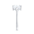 Lab Grown Diamond Emerald Cut Designer Engagement Ring