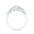 Certified Lab Grown Diamond Engagement Ring With Ring Guard