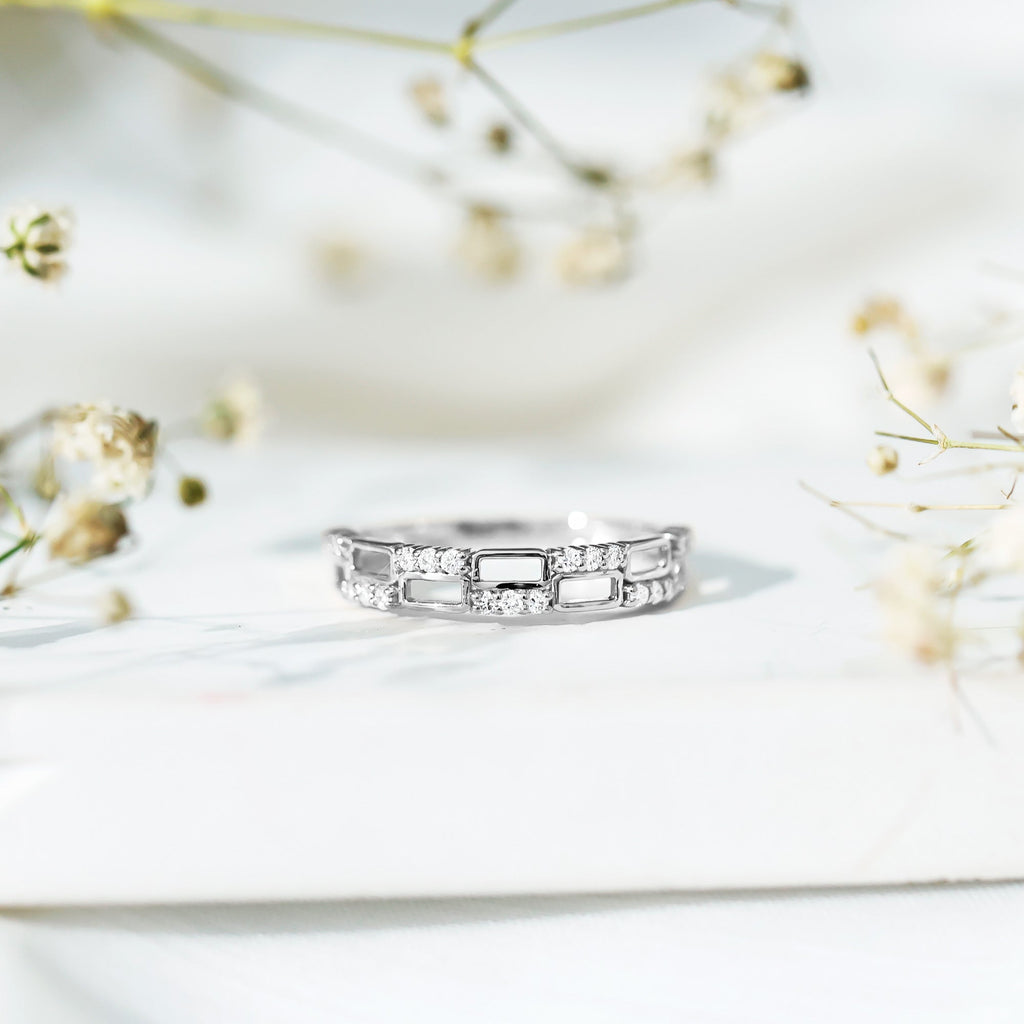 Certified Lab Grown Diamond Wedding Anniversary Ring For Women