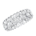 Certified Lab Grown Diamond Heart Eternity Band Ring