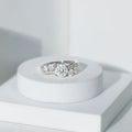 Certified Lab 7 MM Round Diamond Designer Engagement Ring