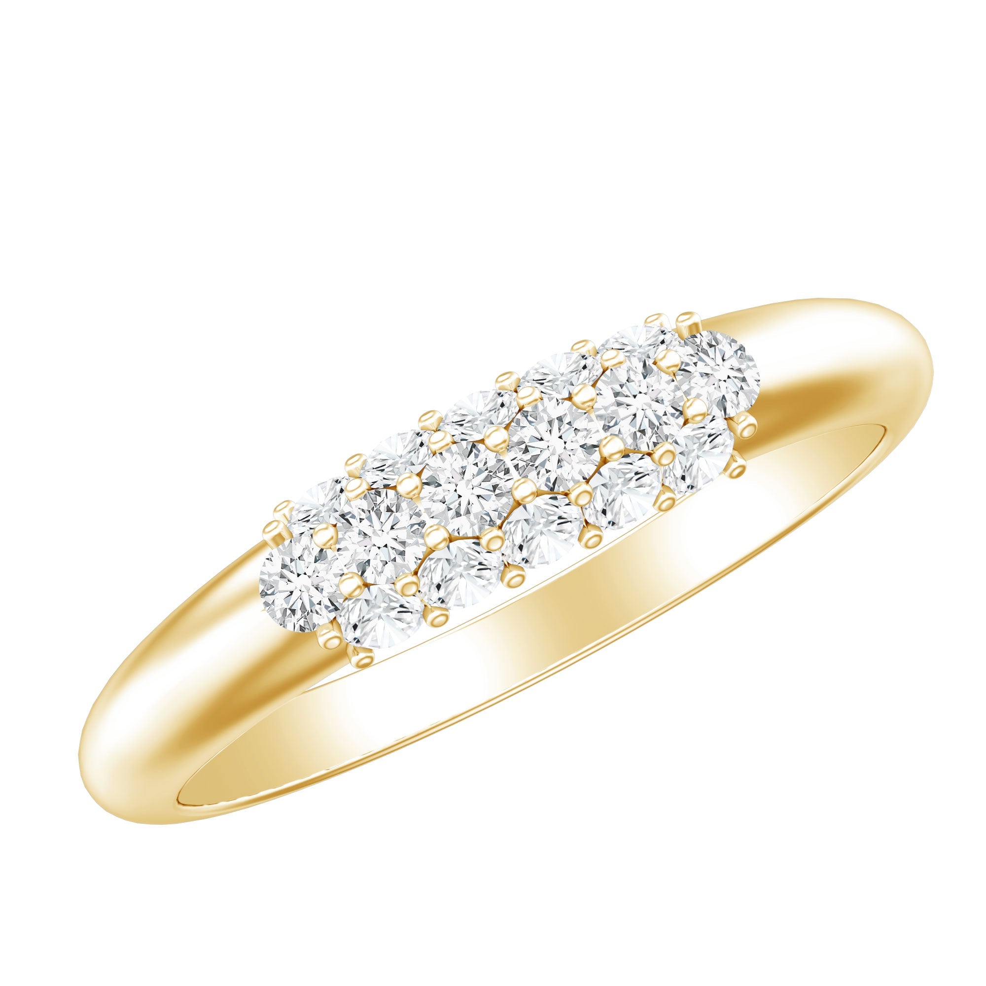 Certified Lab Grown Diamond Anniversary Ring