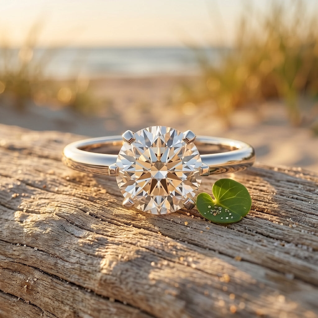 IGI Certified Lab Grown Diamond 2 CT Engagement Ring for Women