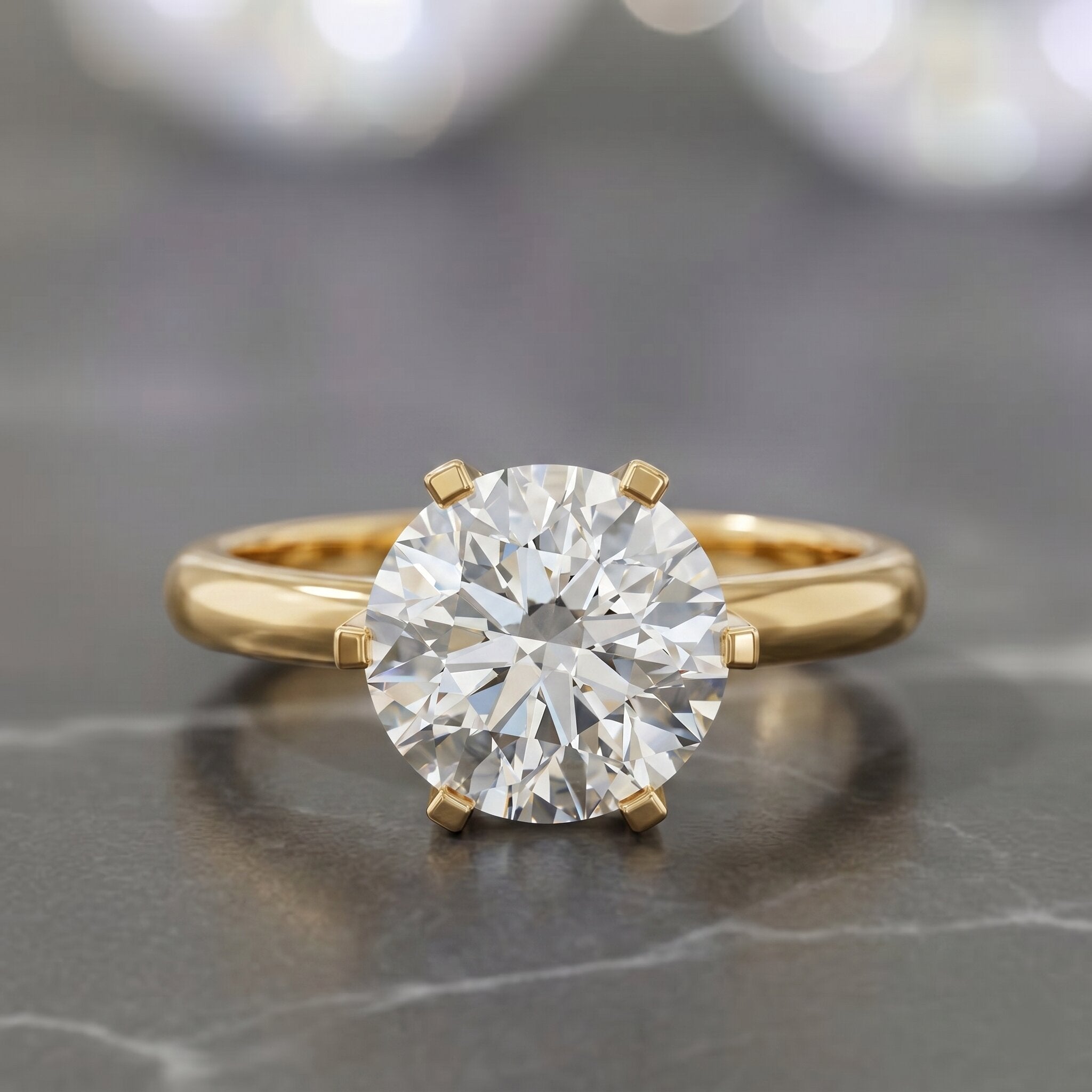 IGI Certified Lab Grown Diamond 2 CT Engagement Ring for Women
