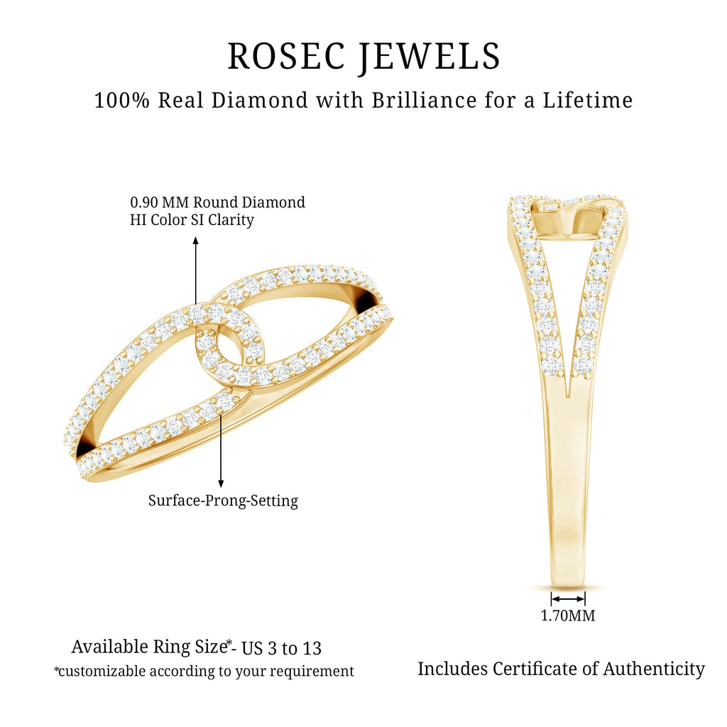 Certified Real Diamond Anniversary Ring for Women