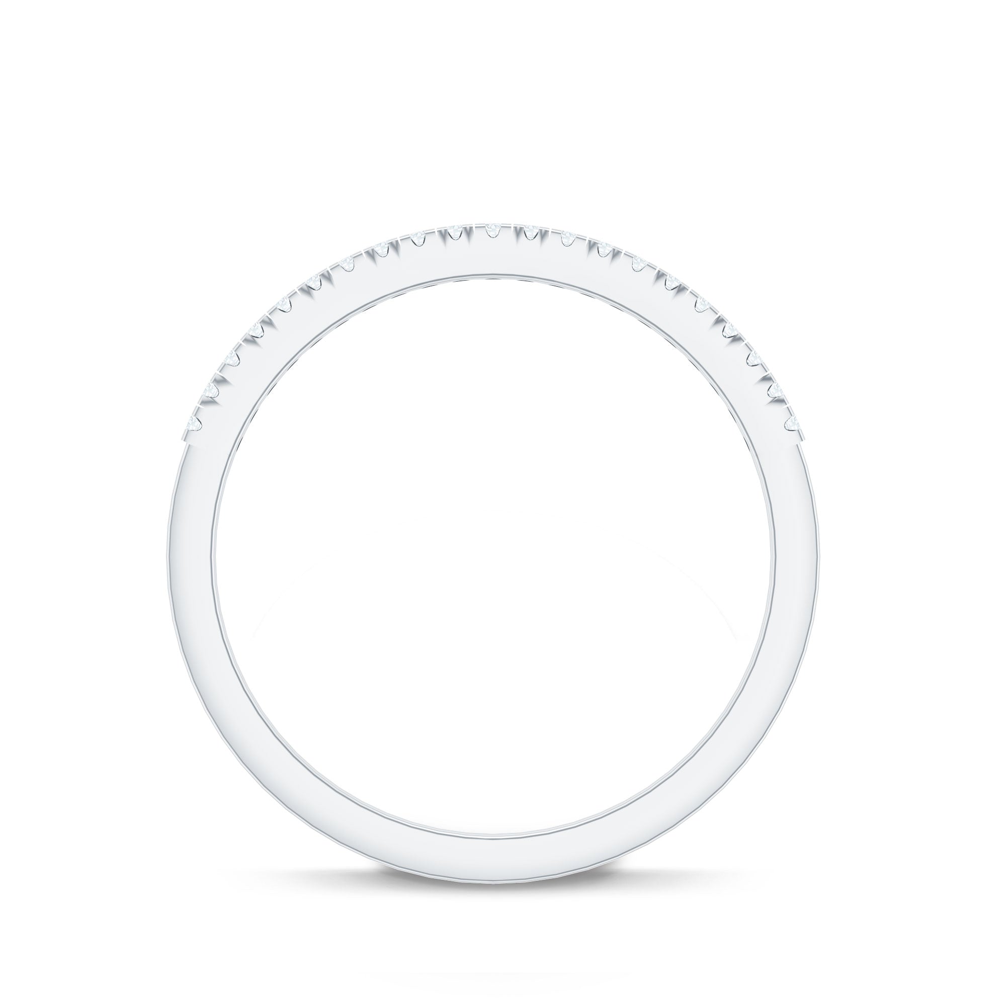 Natural Diamond Minimal Stackable Band Ring