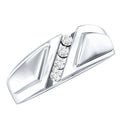 Lab Grown Diamond Mens Wide Wedding Band