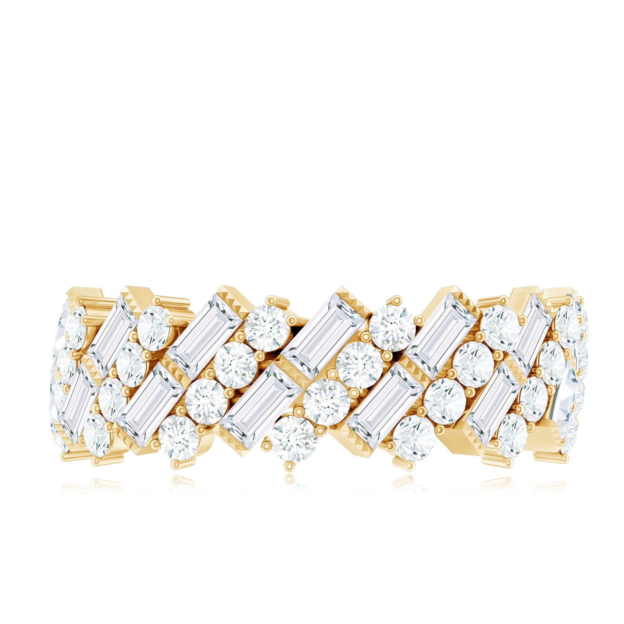 Natural Diamond Wedding Band for Women