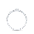 1/2 CT Infinity Heart Cubic Zirconia Engagement Ring