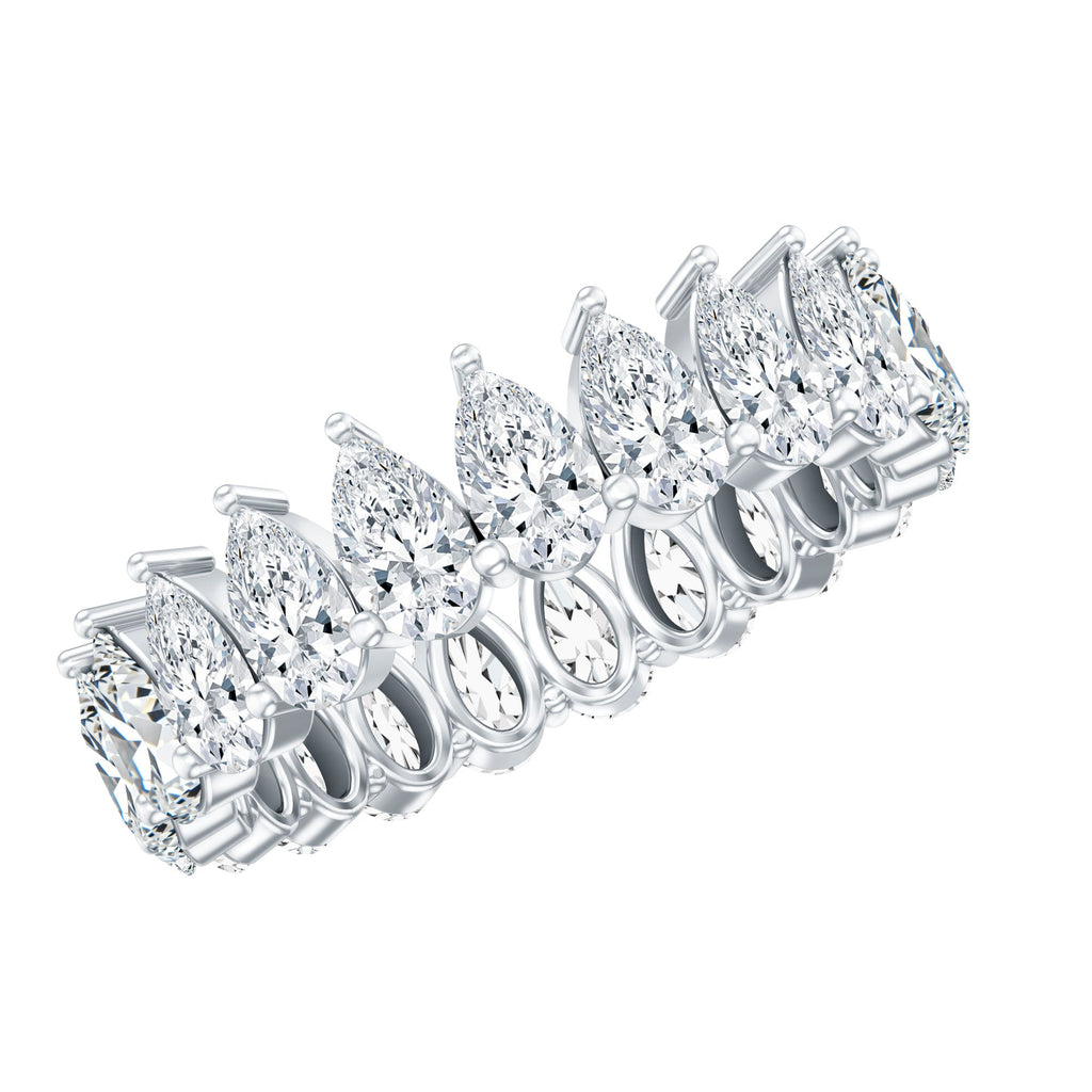 Lab Grown Diamond Teardrop Wedding Band
