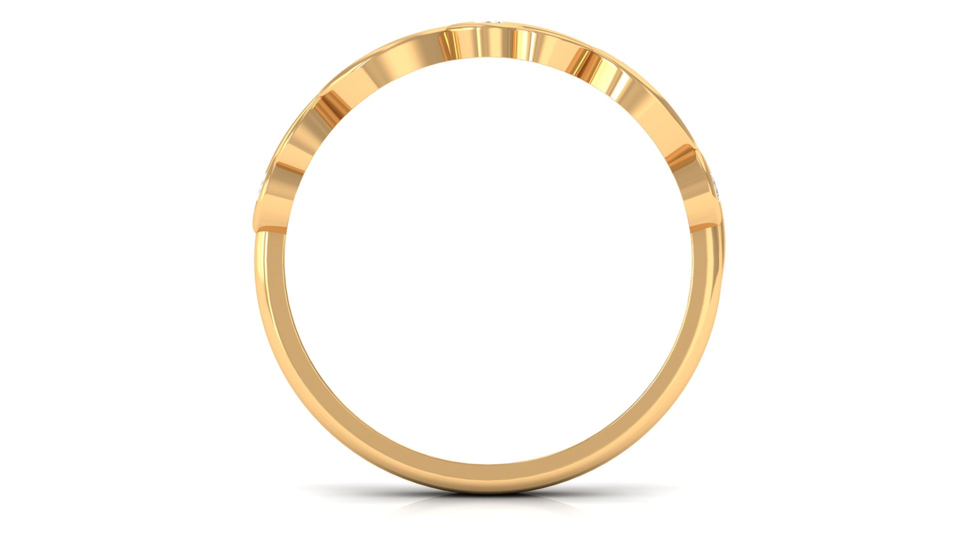 Contemporary Diamond Band Ring for Women