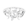Nature Inspired Diamond Vine Ring for Women