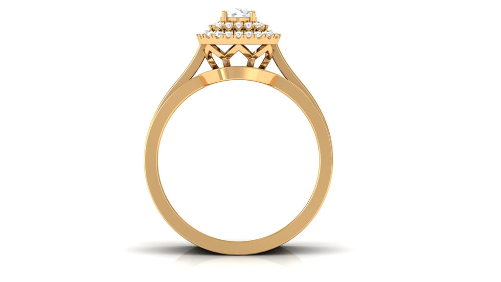 Zircon Statement Bridal Ring Set of 3