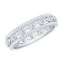 Marquise and Round Shape Moissanite Designer Wedding Band Ring