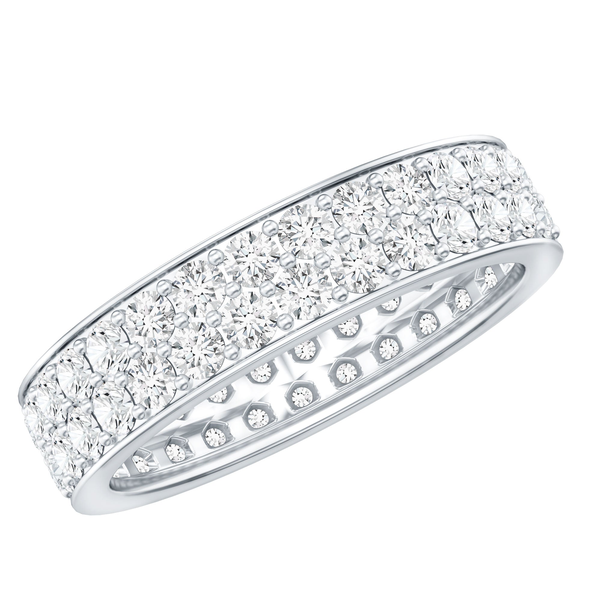 Certified Lab Grown Diamond Wedding Band For Women