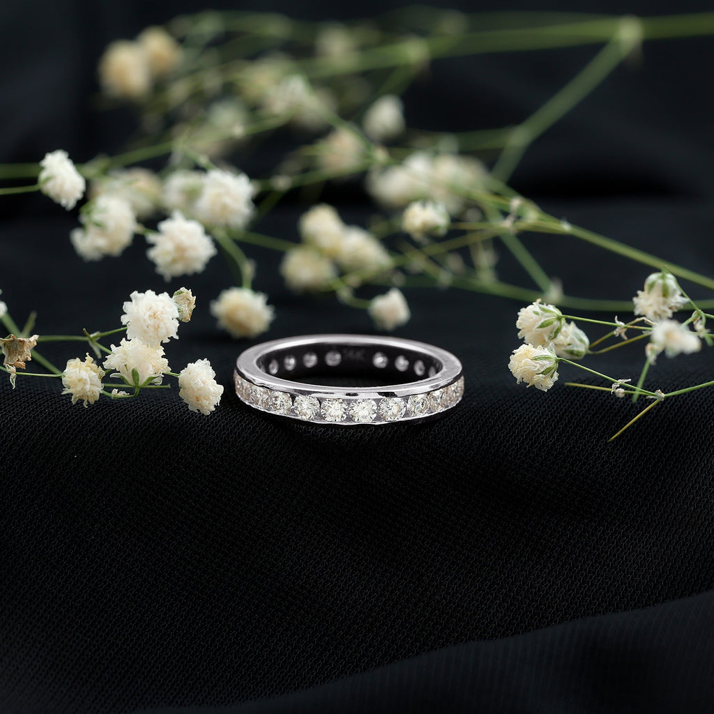 Certified Lab Grown Diamond Eternity Ring in Channel Set