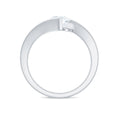 Certified 6 MM Lab Grown Diamond Tension Setting Engagement Ring