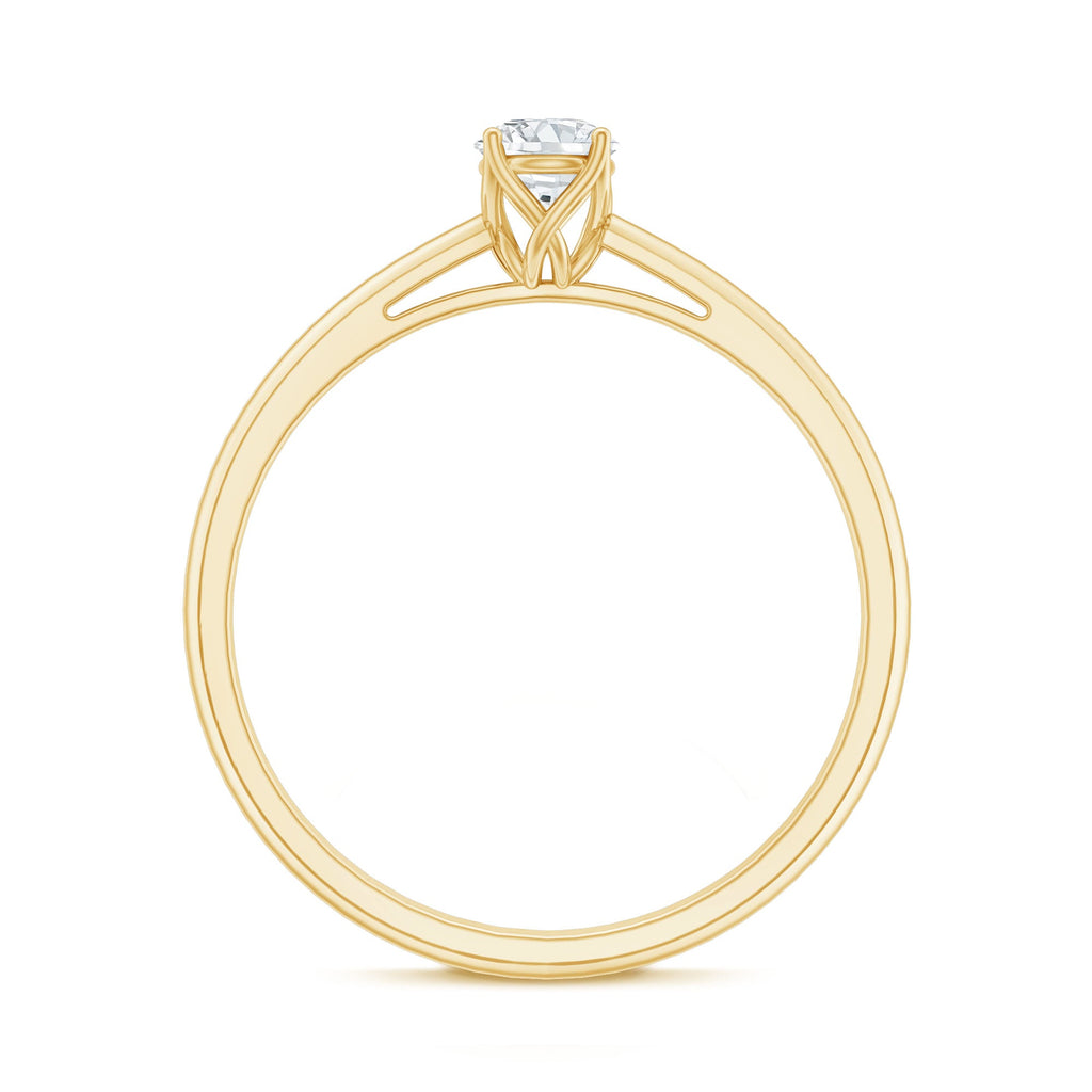 Lab Grown Diamond Solitaire Promise Ring For Women
