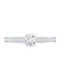 Certified Lab Grown Diamond Minimalistic Engagement Ring