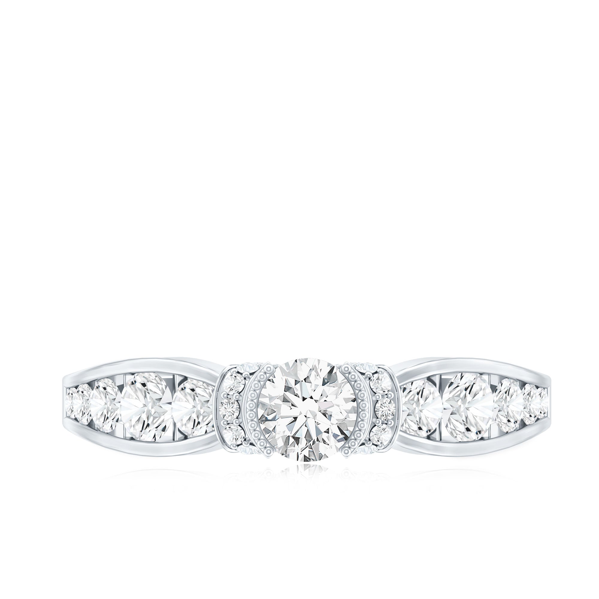 Certified Lab Grown Diamond Minimalist Engagement Ring
