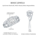 Certified Lab Grown Diamond Art Deco Engagement Ring For Women