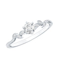 Certified Lab Grown Diamond Minimalist Promise Ring