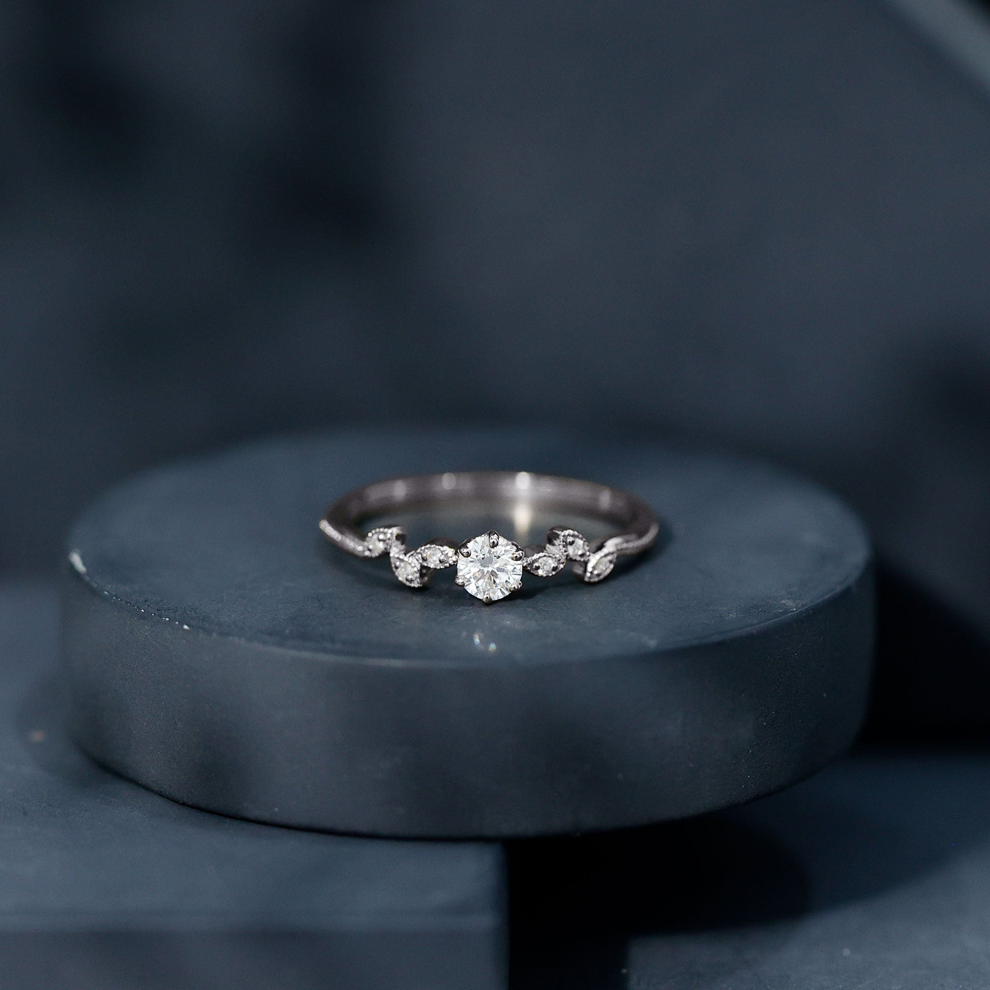 Certified Lab Grown Diamond Minimalist Promise Ring