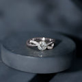 Certified 6 MM Lab Grown Diamond Prong Set Twisted Engagement Ring