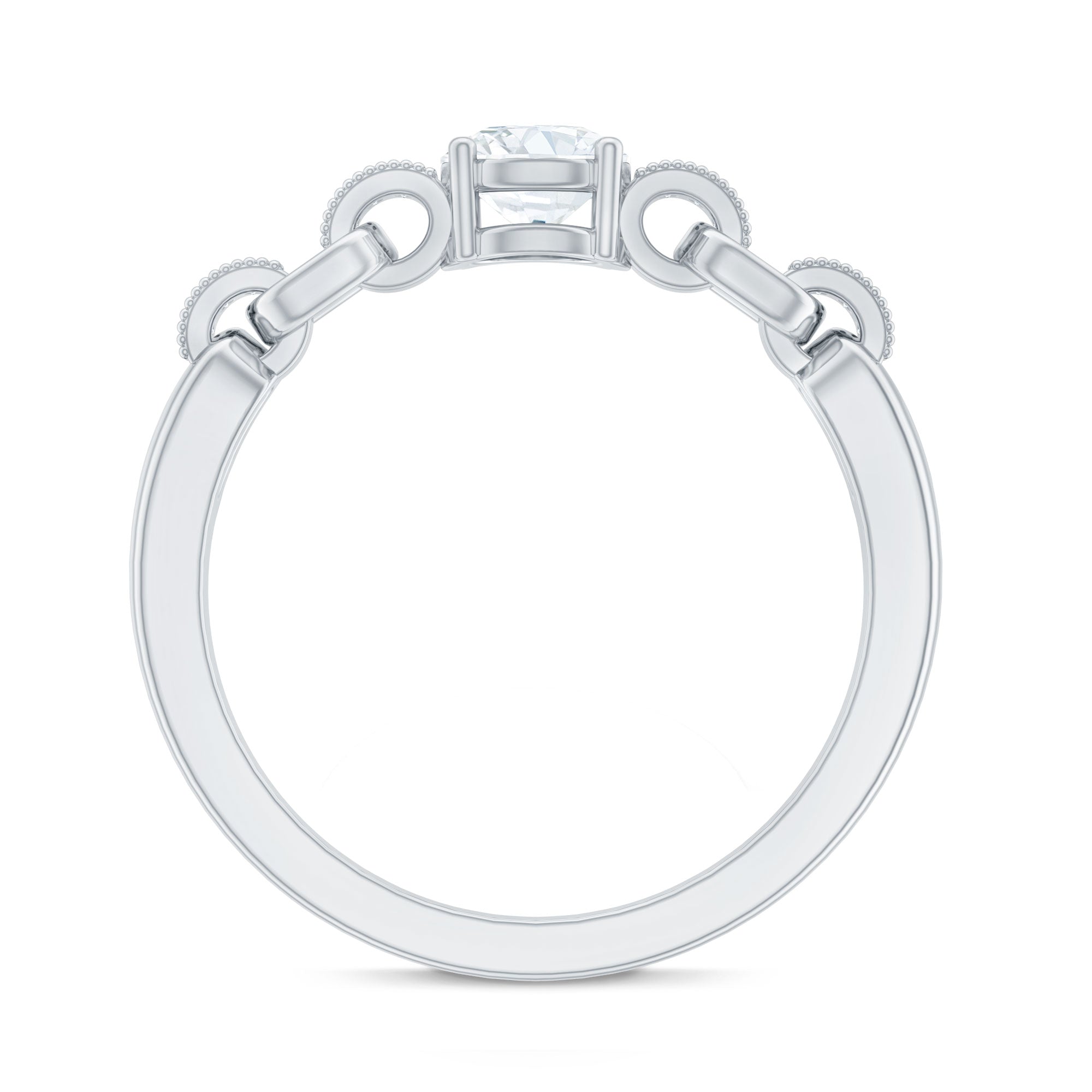 Certified 5 MM Lab Grown Diamond Promise Ring For Her