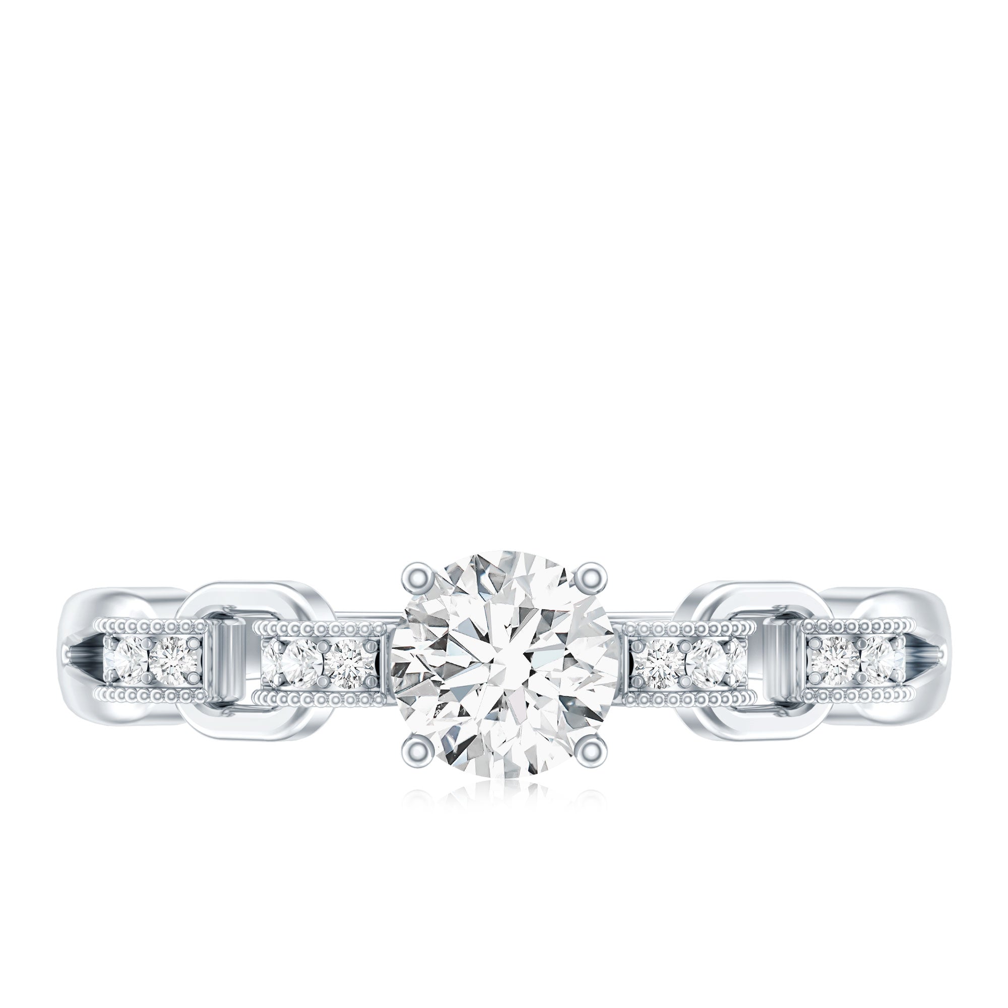 Certified 5 MM Lab Grown Diamond Promise Ring For Her