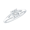 Certified Lab Grown Diamond 5 MM Solitaire Promise Ring