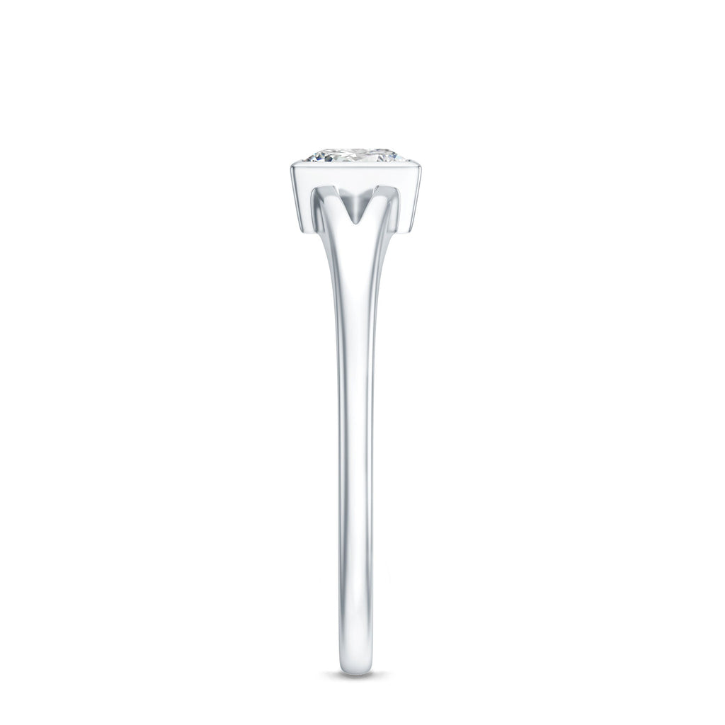 Certified Lab Grown Diamond 5 MM Solitaire Promise Ring