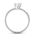 Certified 7 MM Lab Grown Diamond Heart Engagement Ring
