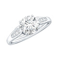 Brilliant Cut Lab Grown Diamond Trending Engagement Ring