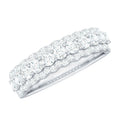 Certified Diamond Half Eternity Anniversary Ring