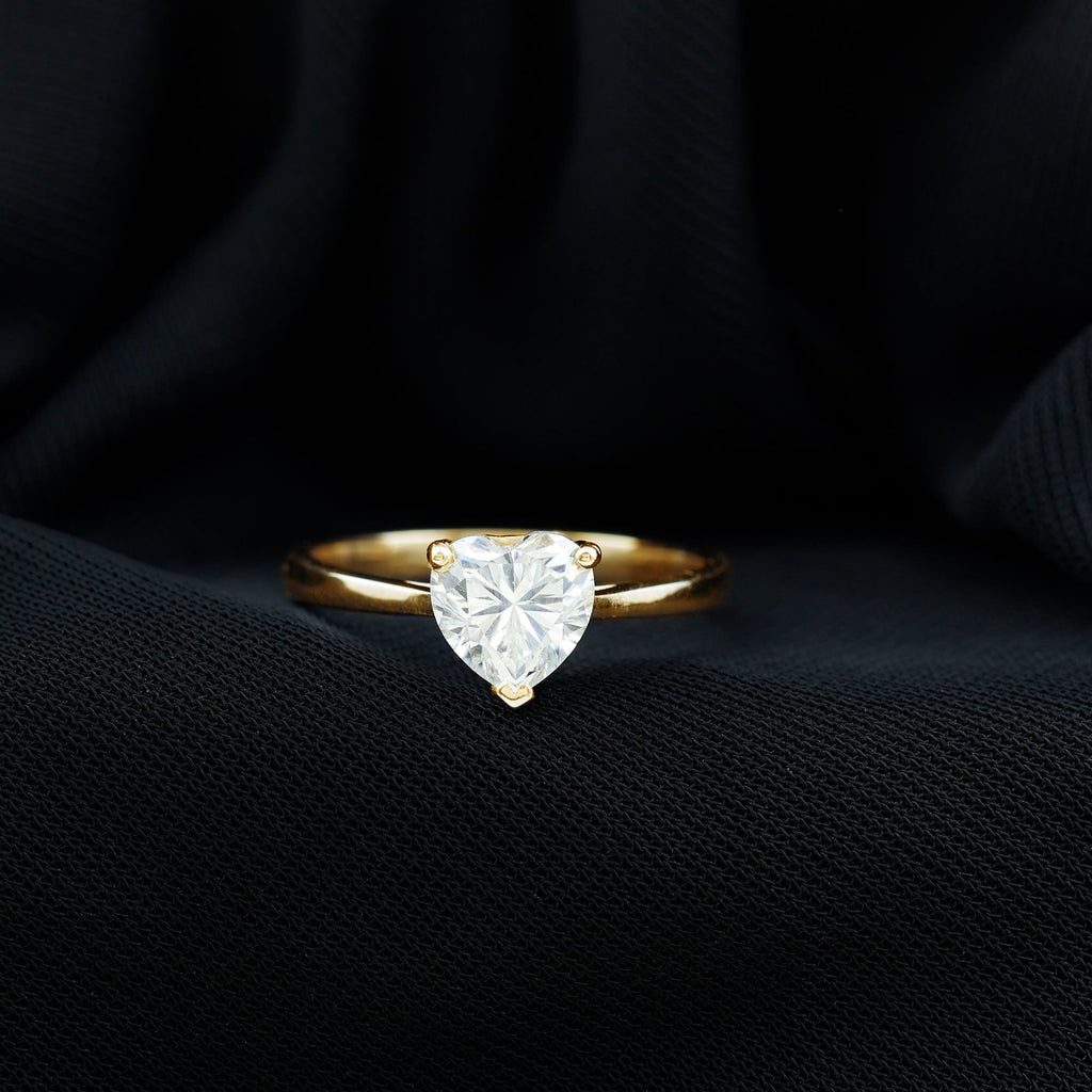 1 Carat Diamond Heart Ring For Women