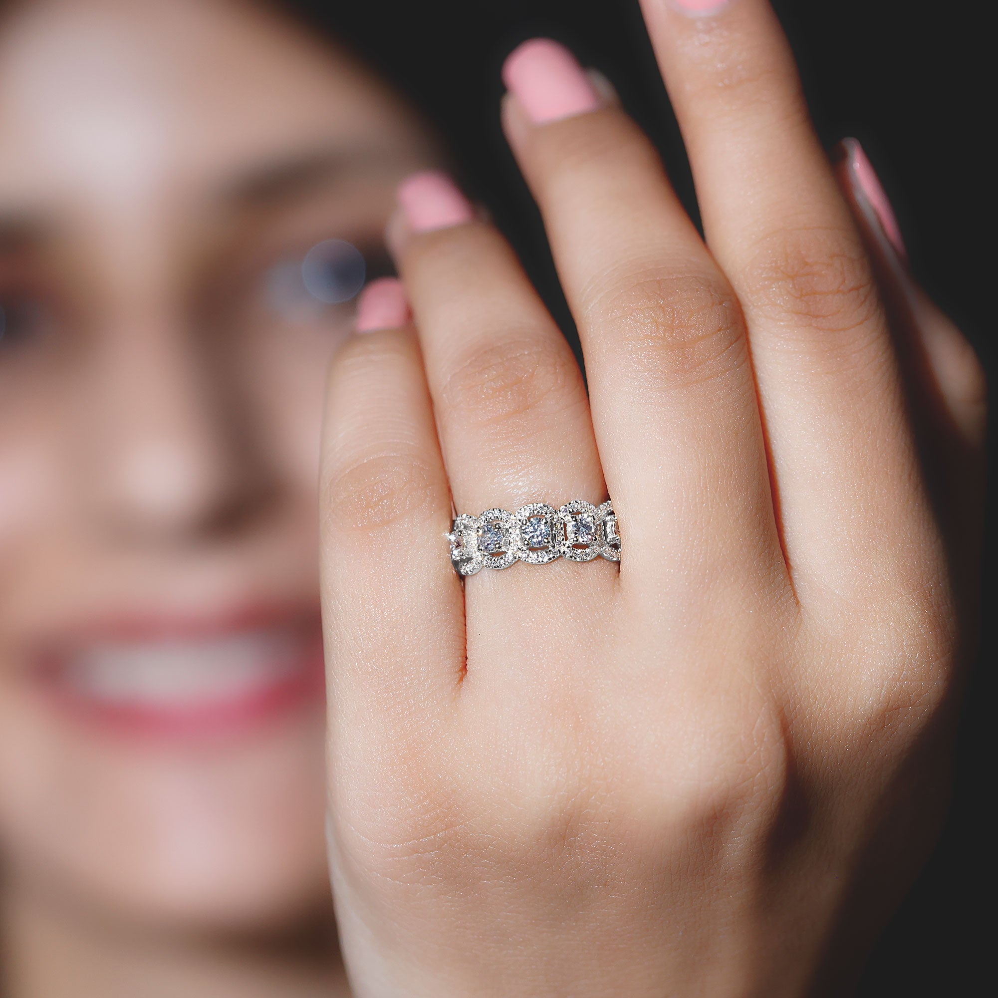 Classic Lab Grown Diamond Thick Wedding Band