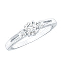 Certified Lab Created Diamond Promise Commitment Ring for Her