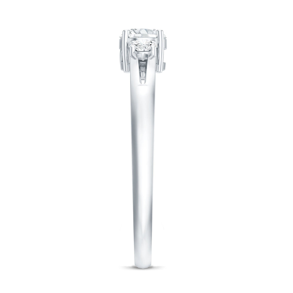 Certified Lab Created Diamond Promise Commitment Ring for Her